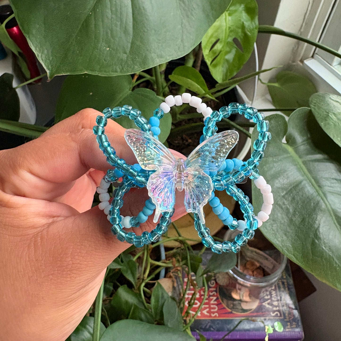 Butterfly hair clips