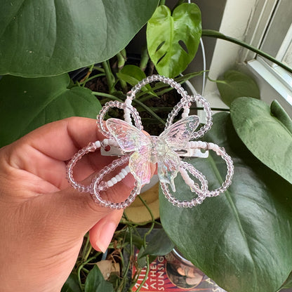 Butterfly hair clips