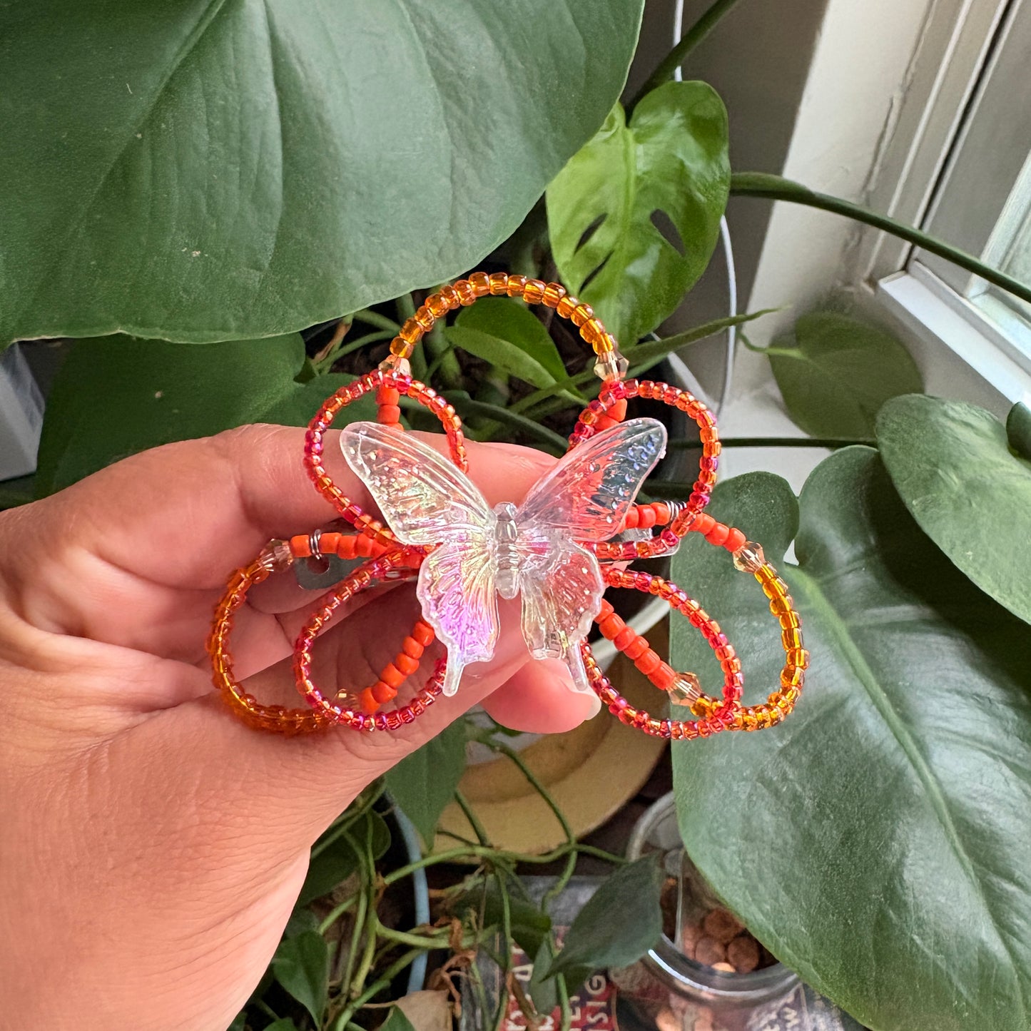 Butterfly hair clips