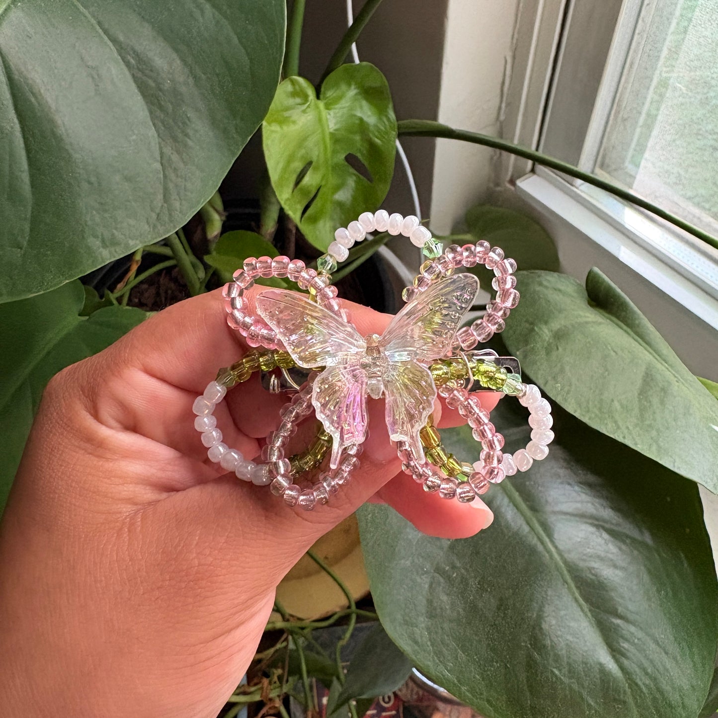 Butterfly hair clips