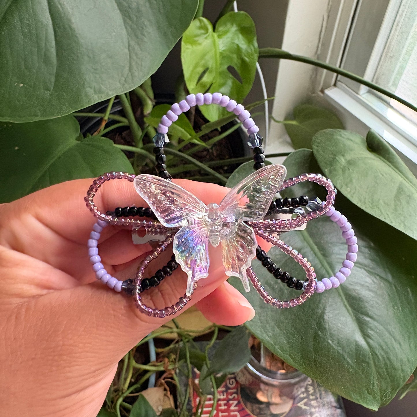 Butterfly hair clips