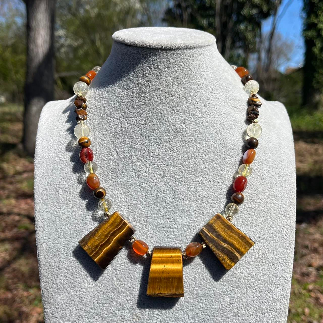 🐅🍂”333 lucky tigers” necklace🍂🐅