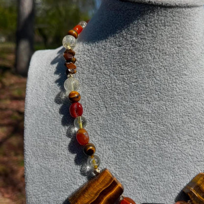 🐅🍂”333 lucky tigers” necklace🍂🐅