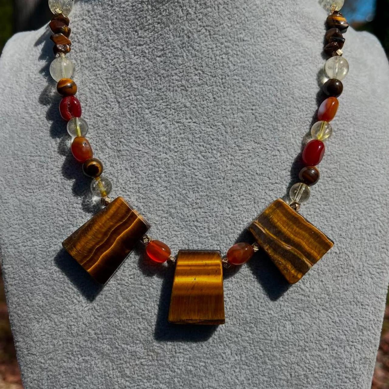 🐅🍂”333 lucky tigers” necklace🍂🐅